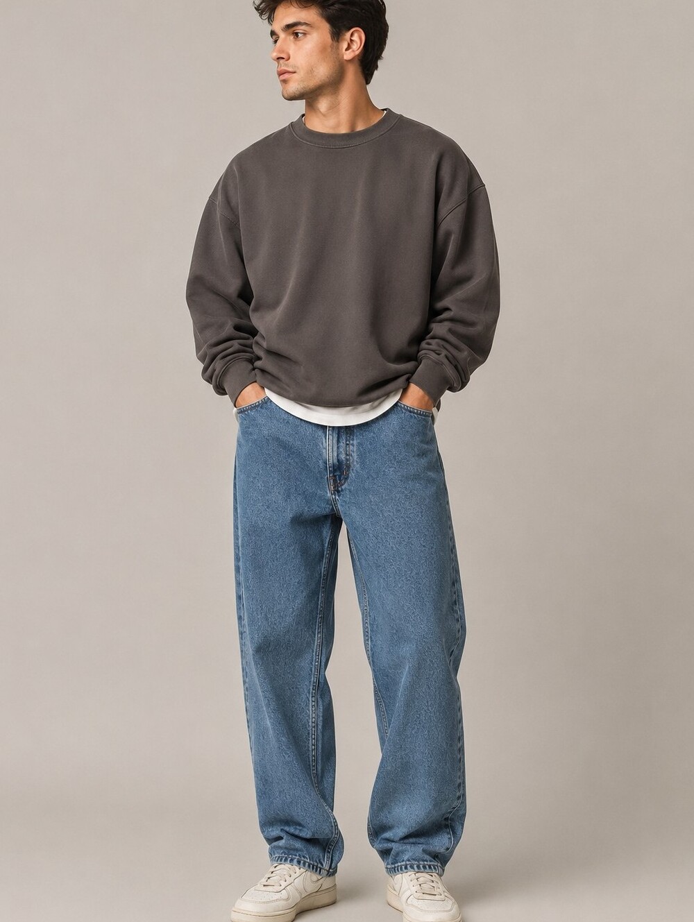 Vintage 90s Brown TAB‎ Levi's 540 Relaxed Fit Jeans W40 L30 Medium Wash Baggy
